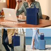 Oxford Document Bag,Waterproof File Bag Lightweight Document Bag with Leather