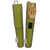 Bamboo Travel Utensils - To-Go Ware Utensil Set with Carrying