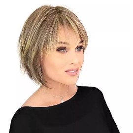 Hairdo Flirty Fringe Bob Wig-  Medium  Golden Blonde