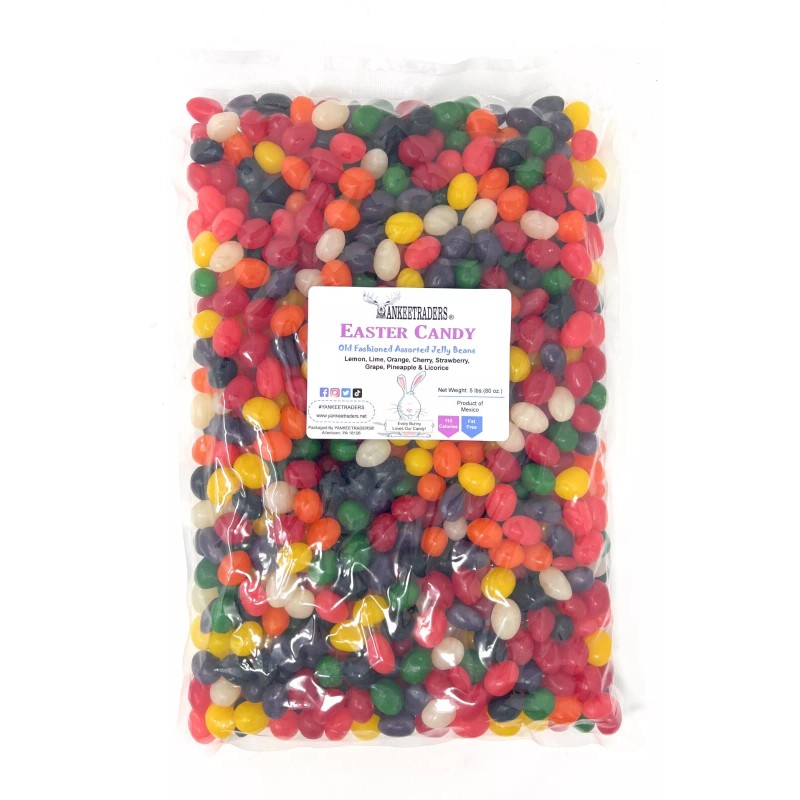 YANKEETRADERS® Assorted Flavored Jelly Beans, Spring, Easter, Bulk Sizes -