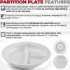 Providence - Plato con particiones a prueba de derrames (9
