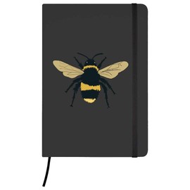 A5 'Bee' Black Hardcover Ruled Notebook (NB00028198)