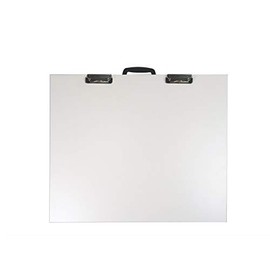 Martin Universal Design 23" x 31" Portable Art/Drawing Studio with Feet and Clips, White Melamine, 1 Each (U-SS2331B)