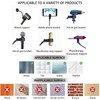 LUEXBOX Adjustable Hair Dryer Holder Stand, 360 Degree Rotation Blow