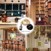 COOBATG Industrial Hemp Rope Chandelier;Single Head Farmhouse Pendant Lights E26