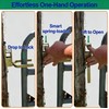 2 Pcs Instant Locking Gate Latch Heavy-Duty One-Hand Gate Latch