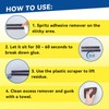 Tiepetly Adhesive Remover Spray 4.06oz, Sticker Remover with Plastic Scraper