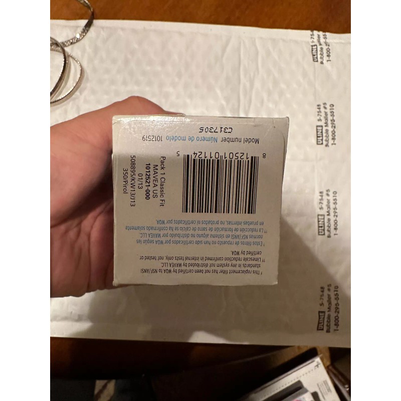 Mavea Pack Premium Water Filters Classic Fit BPA in Box