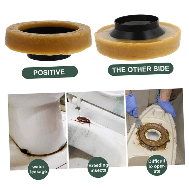 COHEALI 1 Set Toilet Wax Ring and Bolt Durable Toilet