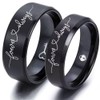 AONEW Lock Key Couple Ring Love Always Matching Promise Wedding