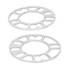 2PCS Wheel Spacer 3.1in ID 5.9in OD 0.2in Thickness Aluminium
