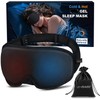 LC-dolida Silk Sleep Mask Light Blocking, Cooling Heated Eye Mask