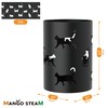Mango Steam Metal Pen Holder, Makeup Brush Cup Organizer for