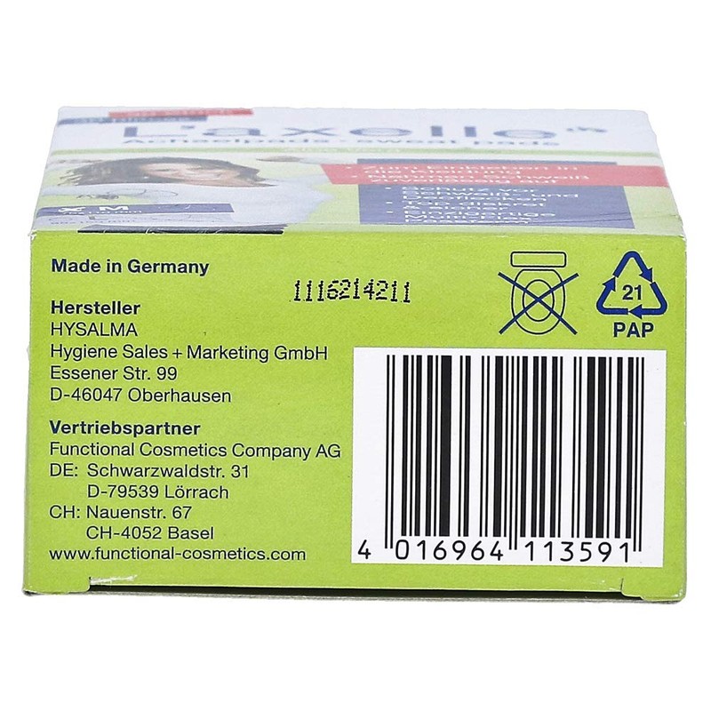 L'axelle® underarm sweat pads M 30 Pads Box