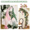 KUPETO Gnomos Navideño con Luz LED, 5 Piezas Adornos navideños