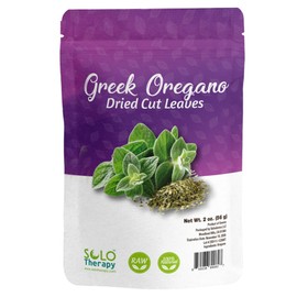 Greek Oregano Herb - 56 grams Cut and Sifted - Greek Oregano from Mount Olympus, Greece - Dried Oregano Leaves - Resealable Bag - 56 grams - Premium Quality (Oregano)