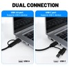 M.2 NVMe SSD Enclosure USB-C 10Gbps, USB 3.1 Gen2 Adapter