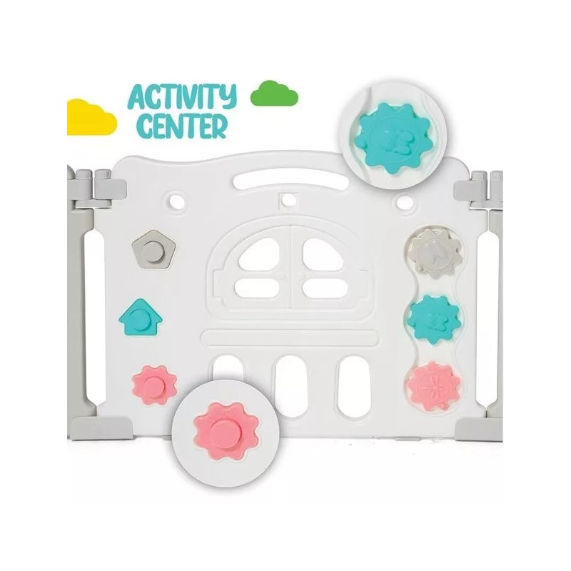 Play22 Foldable Baby Playpen 14 Panel - Kids Safety Activity