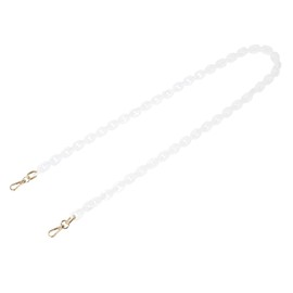PATIKIL 47" Acrylic Chain Purse Strap Replacement Luxury Handbag Strap Transparent/White