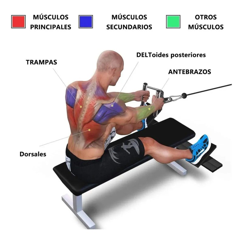 Agarres Gym Barra De Presionar En Forma De V Para