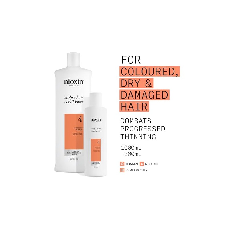 Nioxin System 4 - Hair Thickening System For Damaged Hair