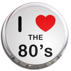 I Love The 80's - Fridge Magnet Memo Clip