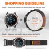 DAVILANE 22mm Leather Tactical Watch Band, Military Quick Fit Strap