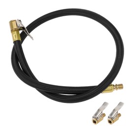 TUCKBOLD for Car Tire Inflator Extension Tube 0.305inx32TPI Durable Air Pump Extend Hose Adapter Tire Valve Black 1 Set 27.56inch 12.6mm OD Undeflatable