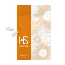 Helioskin Drinkable Beauty Supplement for Those Who Don't Like UV Rays and Sunburn Domestic 60 Tablets About 1 Month's worth Contains 250mg of Fern Plant Extract Ingredients