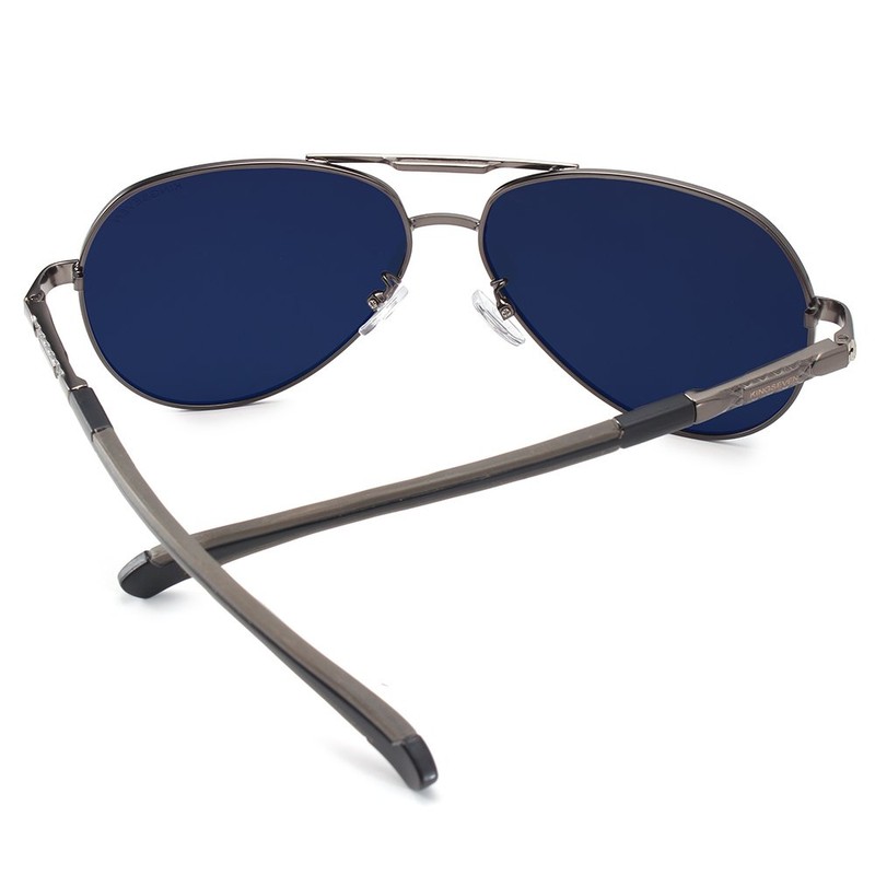 KINGSEVEN Classic Polarized Sunglasses for Men Women Retro Aluminum magnesium