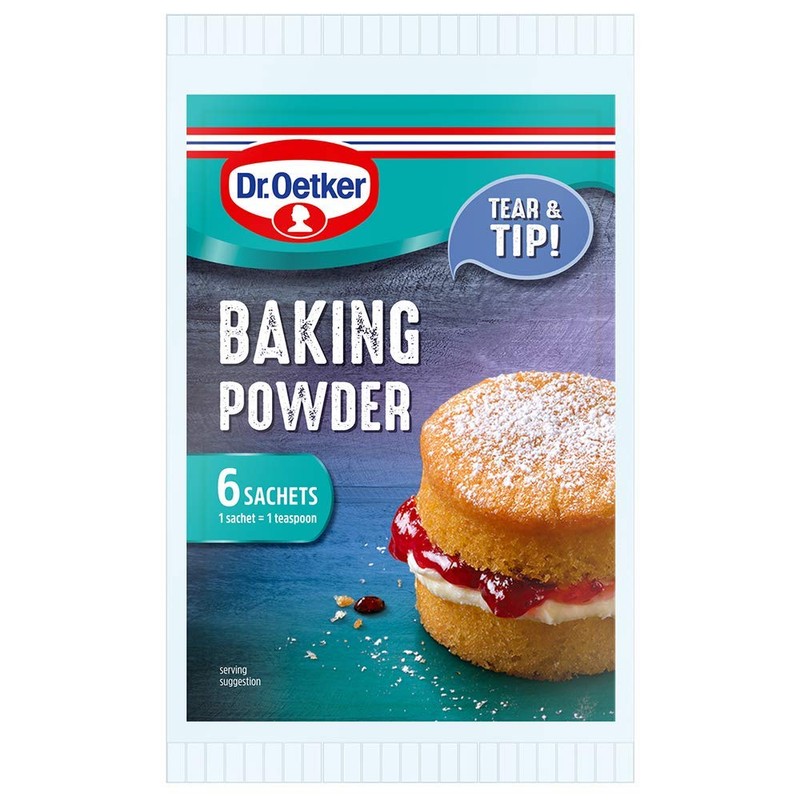 Dr. Oetker Baking Powder Sachets, 6 x 5g