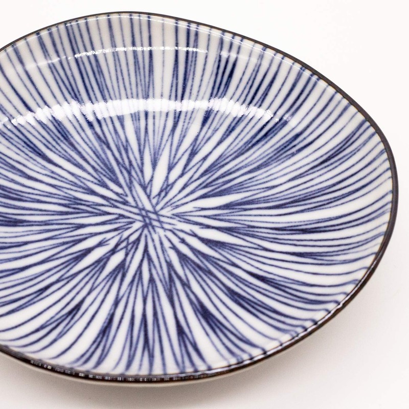 Mino Ware 507-22 Small Plates, Diameter Approx. 4.7 inches (12