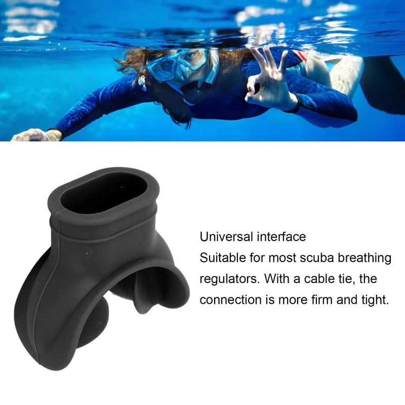 AMONIDA Dive Regulator Mouthpiece, Universal Odor Free Scuba Mouthpiece Replacement