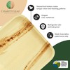 Charity Leaf Disposable Palm Leaf 10" Heart Plates (25 pieces)