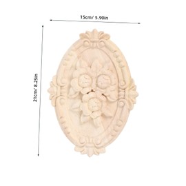 Operitacx Holzschnitzabziehbilder Dekorationen Holz Apparien Blumenschnitzer Abziehbilder Holzschnitzdekorben Blumenholzschnitzer Ornamente Dekorative Holzverkleidung Holz Applizes Holz