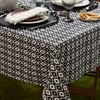 DII Ikat Outdoor Tabletop Collection Water Resistant, All Weather, 60x84,
