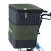 Kawadomi Seisakusho Bicycle 2-Tier Front Basket Cover Denim Pattern (Wide