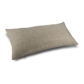 Aiking Home Woven Fine Faux Linen Throw Pillow Cover, Size 12"x24", Wheat