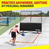 Pickleball Rebounder Training Aid: Adjustable Angles, Easy Setup & Storage