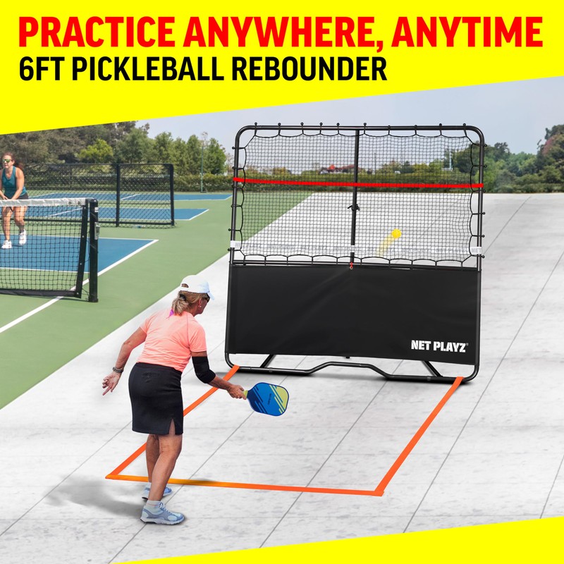 Pickleball Rebounder Training Aid: Adjustable Angles, Easy Setup & Storage