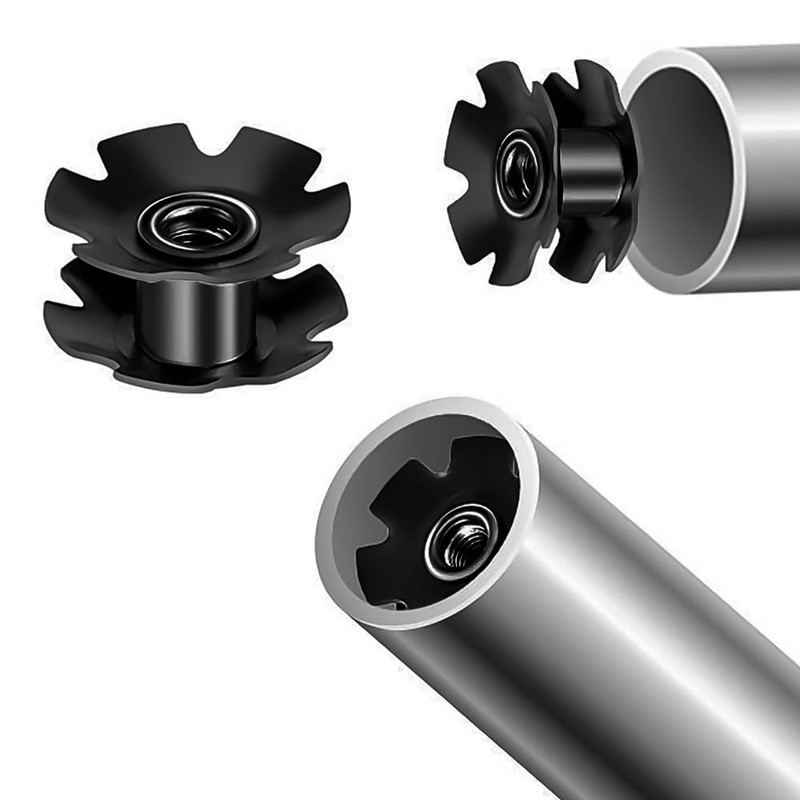BUCKLOS Bicycle Headset Top Cap and Star Nut, Fits 1-1/8"