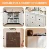 DODAMOUR 10 Pack Invisible Cat Proof Cabinet Locks Drawer Latches