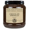 India Tree, Chocolate Vermicelli Sugar Sprinkles, Canister| Party Decoratifs for