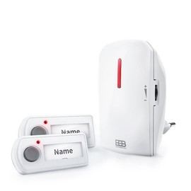 Elektrobock BZ11-12 250V Wireless Door Bell 2 x Transmitter (Pack of 3)