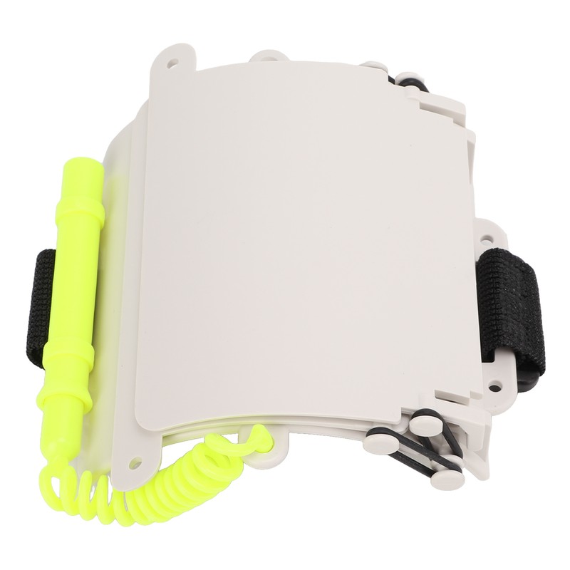3 Panels Wrist Writing Dive Slate with Pencil Scuba Diving