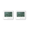 Digital Thermometer, Stylish, Hygrometer, High Precision, Thermo-Hygrometer, Clock, Accurate, Outdoor,