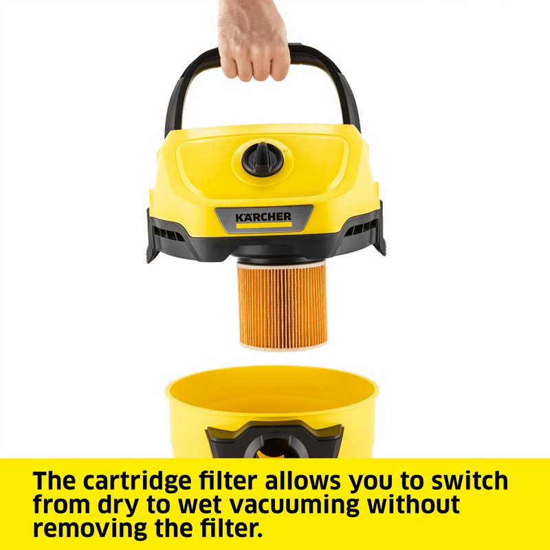 Kärcher - WD 3 Multi-Purpose Wet-Dry Shop Vacuum Cleaner -