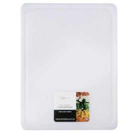 Mainstays 15"x20" White Cutting Board - Non-Slip, Food-Grade Poly Material