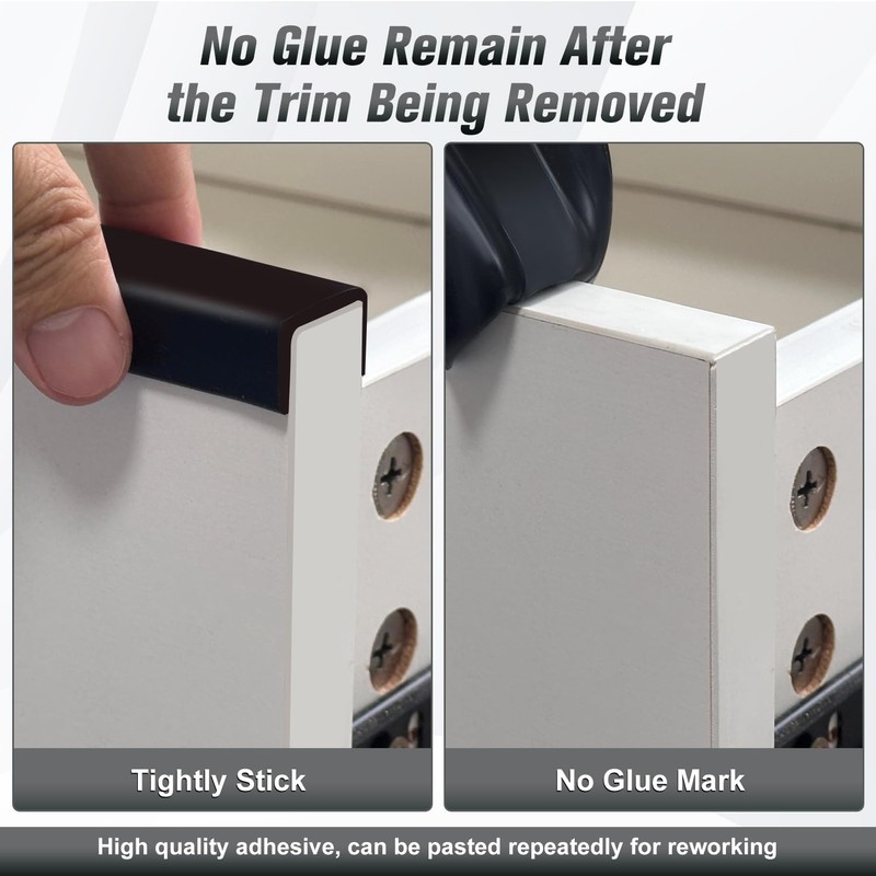 Rubber Edge Trim, Self Adhesive U Channel Edge Trim, Big