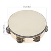 LIEKE Tambourine for Adult kids 8 Inch Goatskin Hand Held